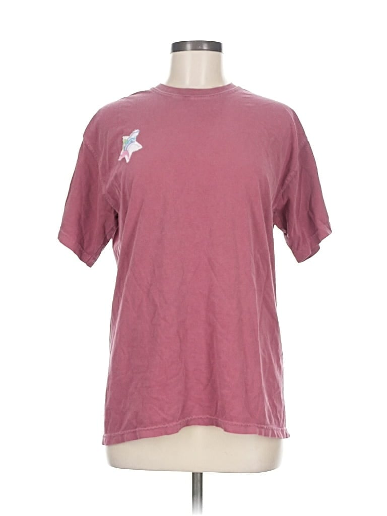 Pre-owned Comfort Colors Short Sleeve T-shirt In Burgundy
