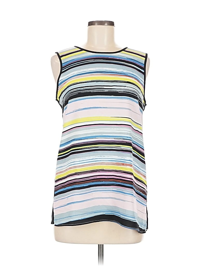 PREMISE STUDIO Pre-owned Sleeveless Top White Boatneck Tops