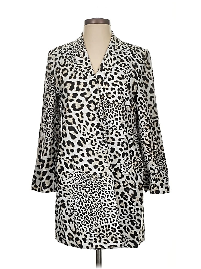 Click to view more detailed imagery on our partner's website Pre-owned Chico's Coat In Silver