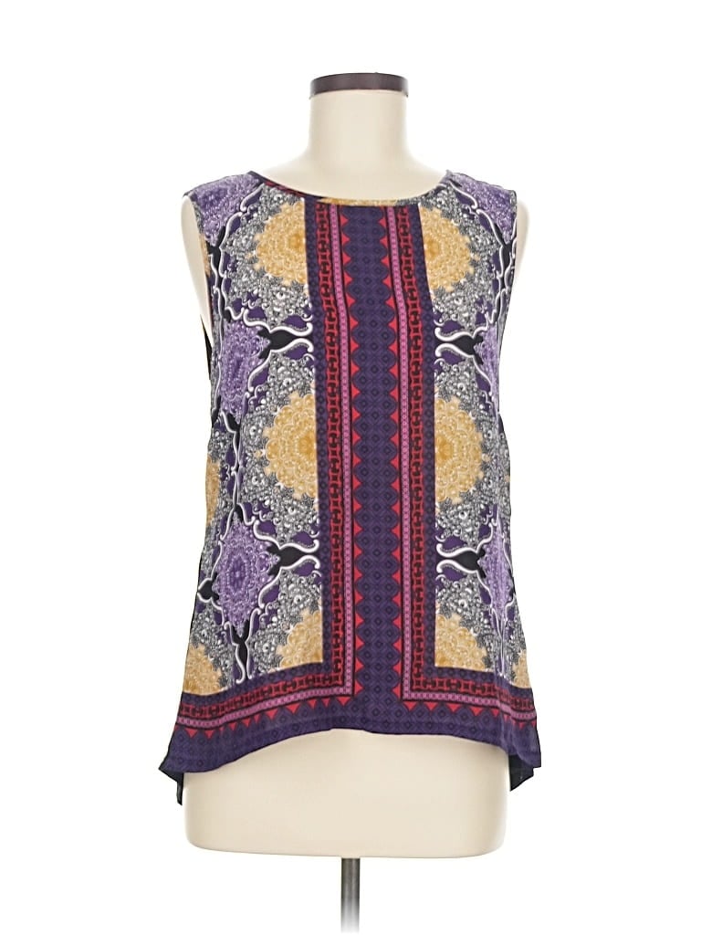 Click to view more detailed imagery on our partner's website Pre-owned Laundry By Shelli Segal Sleeveless Blouse In Purple