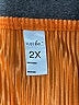 Just Be... 100% Polyester Orange Short Sleeve Blouse Size 2X - photo 7