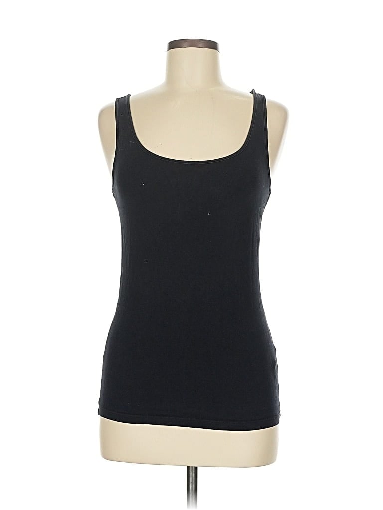 Pre-owned H&m Tank Top Black Strapless Neckline Tops