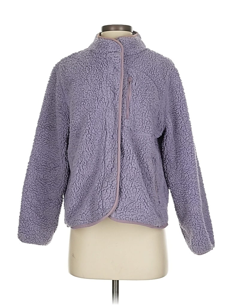 Pre-owned Universal Thread Faux Fur Jacket In Purple