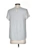 Dolan 100% Polyester Silver Short Sleeve Blouse Size S - photo 2