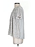 Dolan 100% Polyester Silver Short Sleeve Blouse Size S - photo 5
