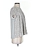 Dolan 100% Polyester Silver Short Sleeve Blouse Size S - photo 4