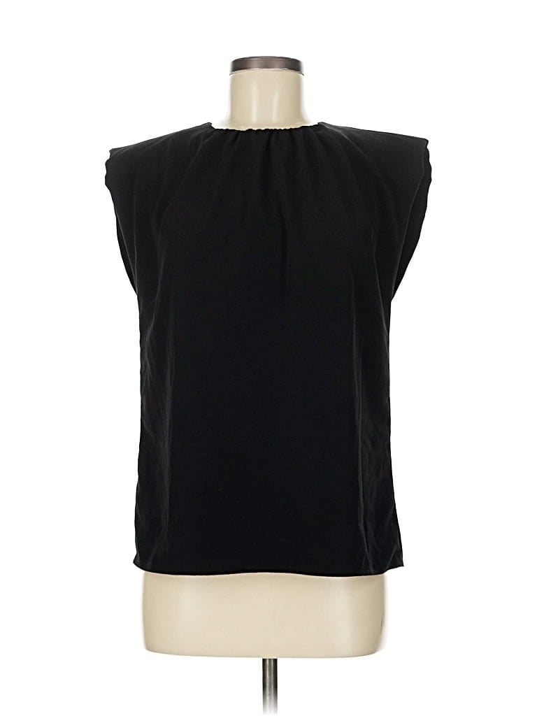 Pre-owned Express Sleeveless Blouse In Black