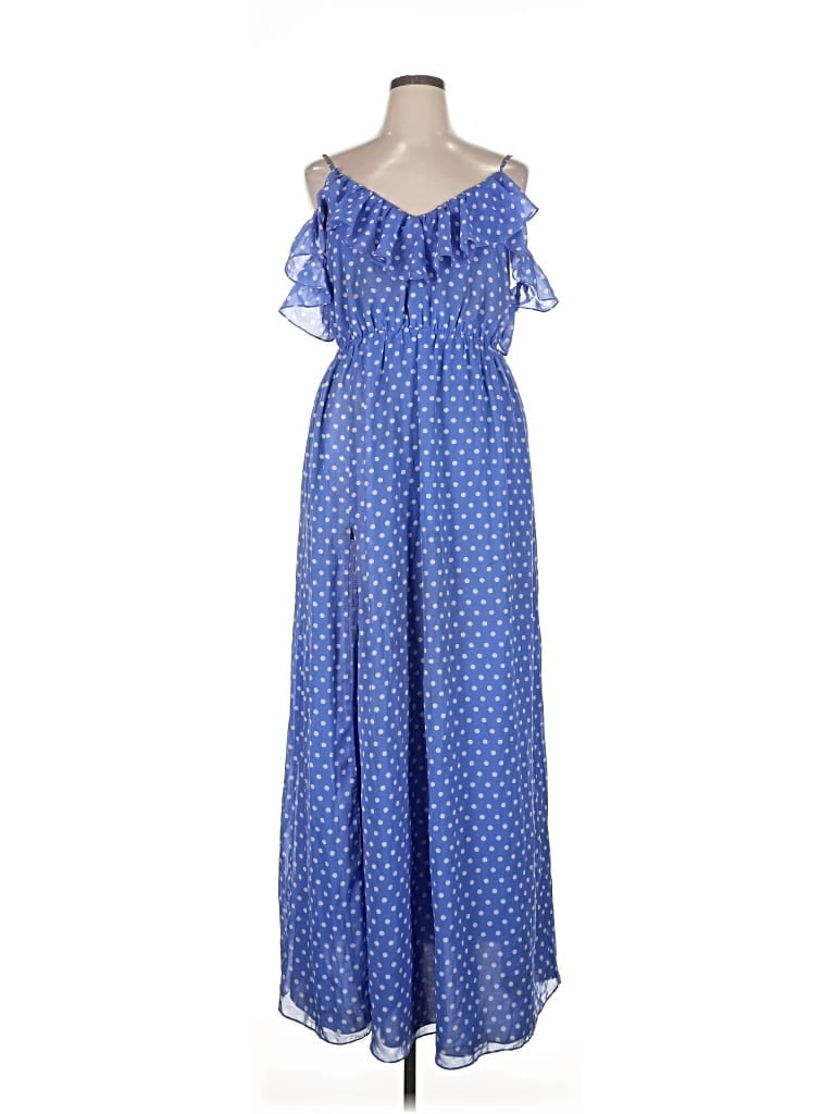 Click to view more detailed imagery on our partner's website Pre-owned Lovers & Friends Casual Dress In Blue