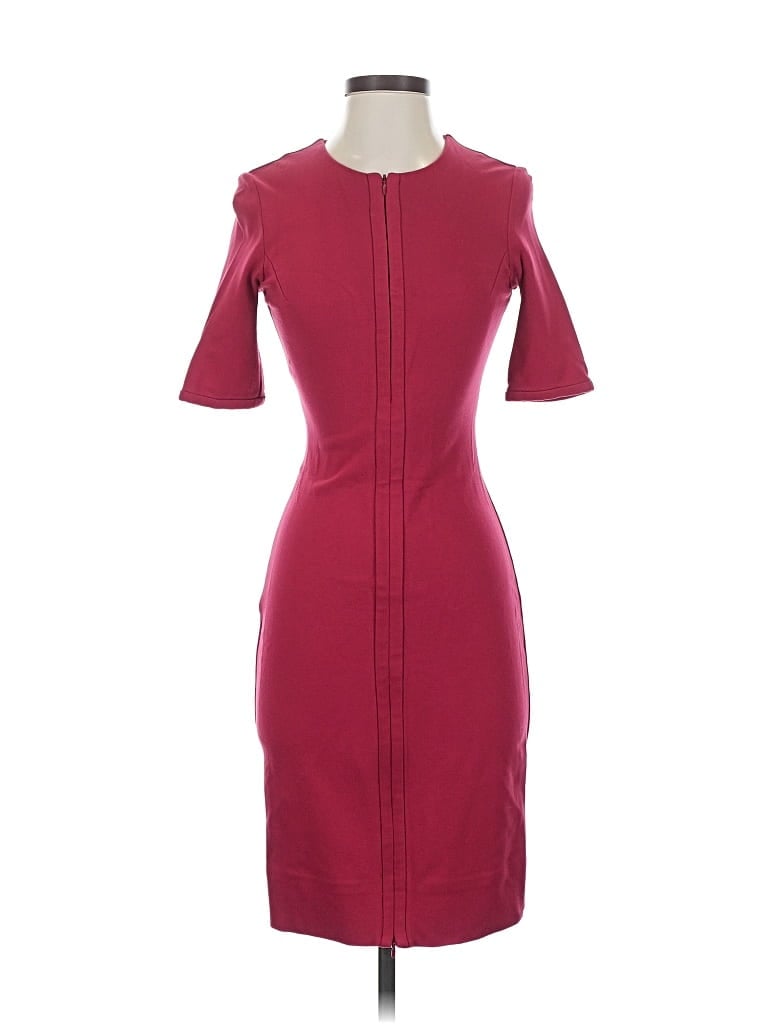 Pre-owned Diane Von Furstenberg Cocktail Dress In Burgundy