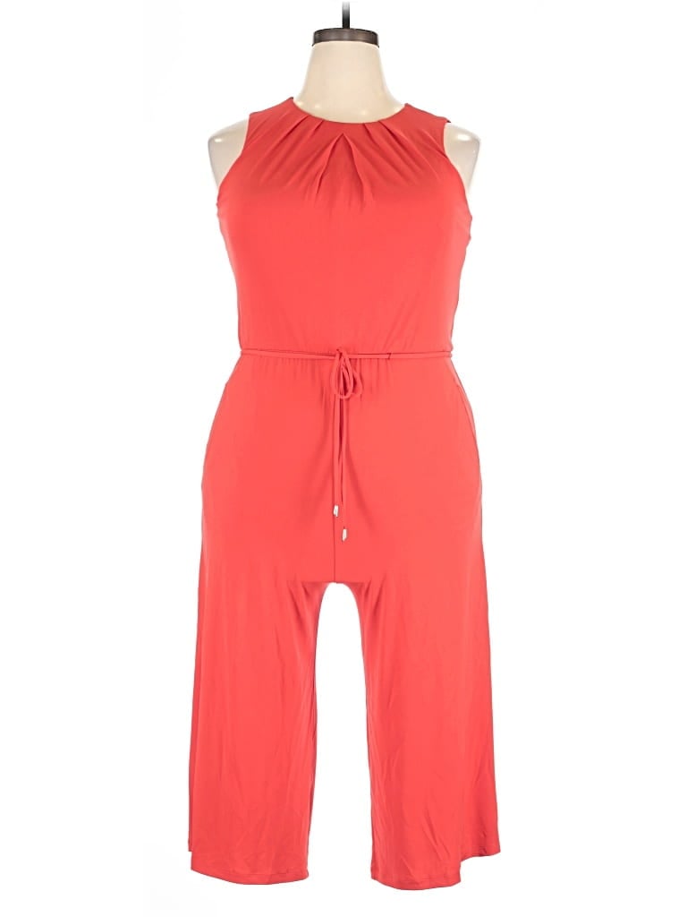 Click to view more detailed imagery on our partner's website Pre-owned London Times Jumpsuit In Red