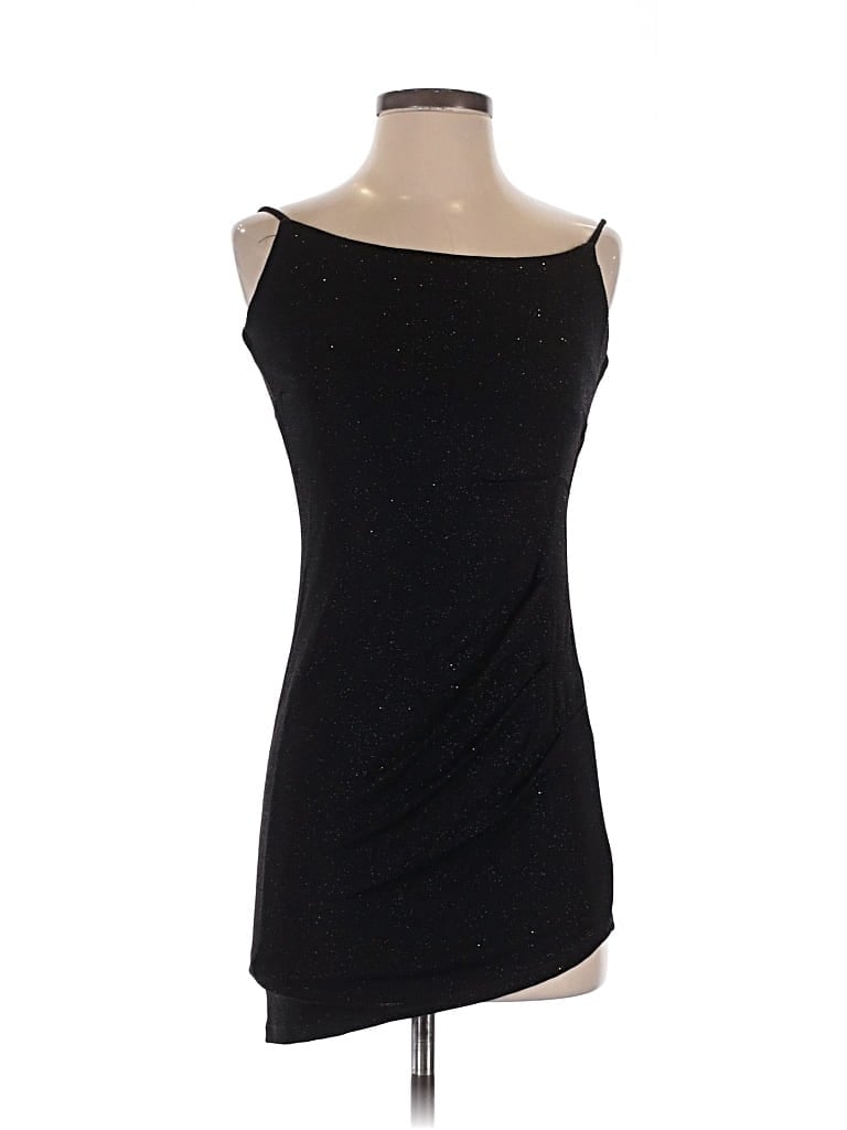 Pre-owned Crystal Sky Cocktail Dress In Black