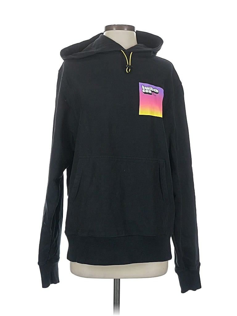 Pre-owned Calvin Klein Pullover Hoodie In Black