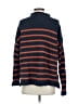 Madewell Stripes Blue Turtleneck Sweater Size S - photo 2