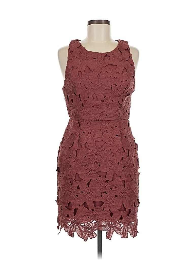 Pre-owned Astr Cocktail Dress In Burgundy
