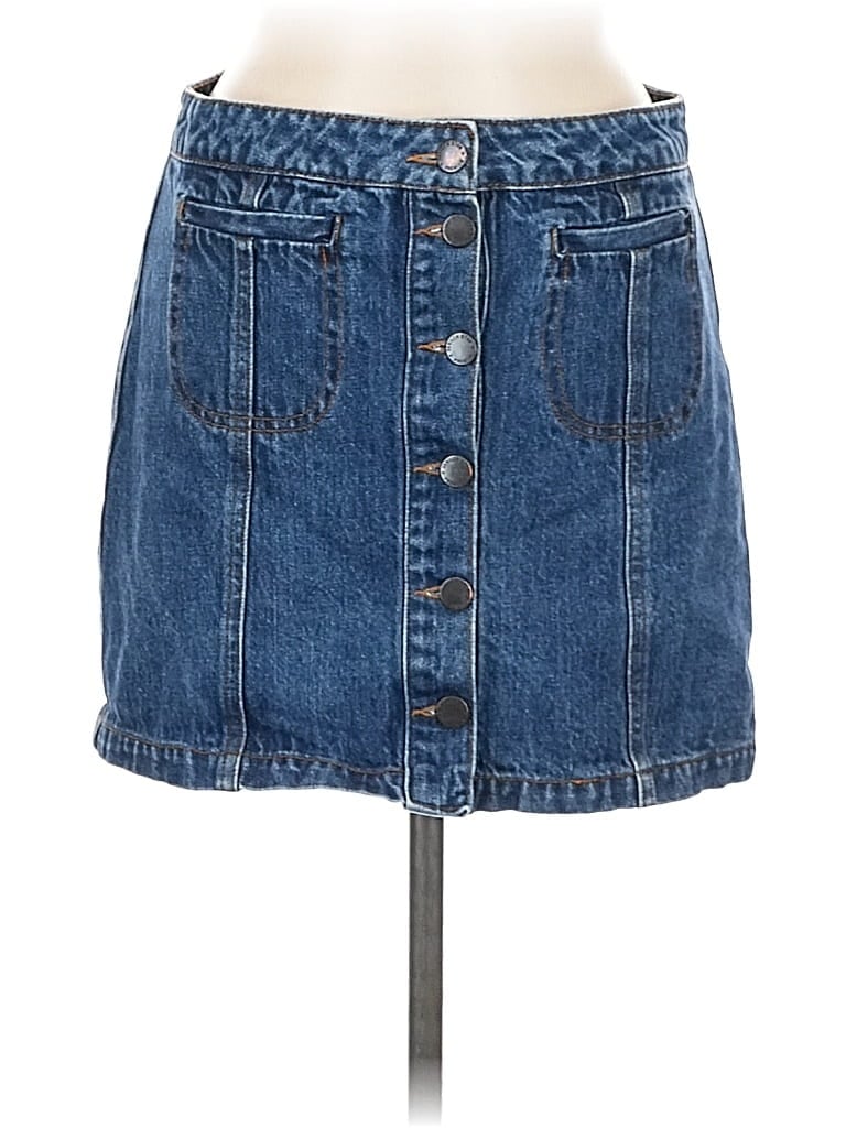 VANILLA STAR Pre-owned Denim Skirt In Blue