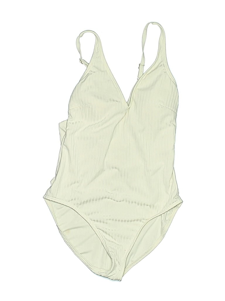 Click to view more detailed imagery on our partner's website Pre-owned Michael Michael Kors One Piece Swimsuit In White