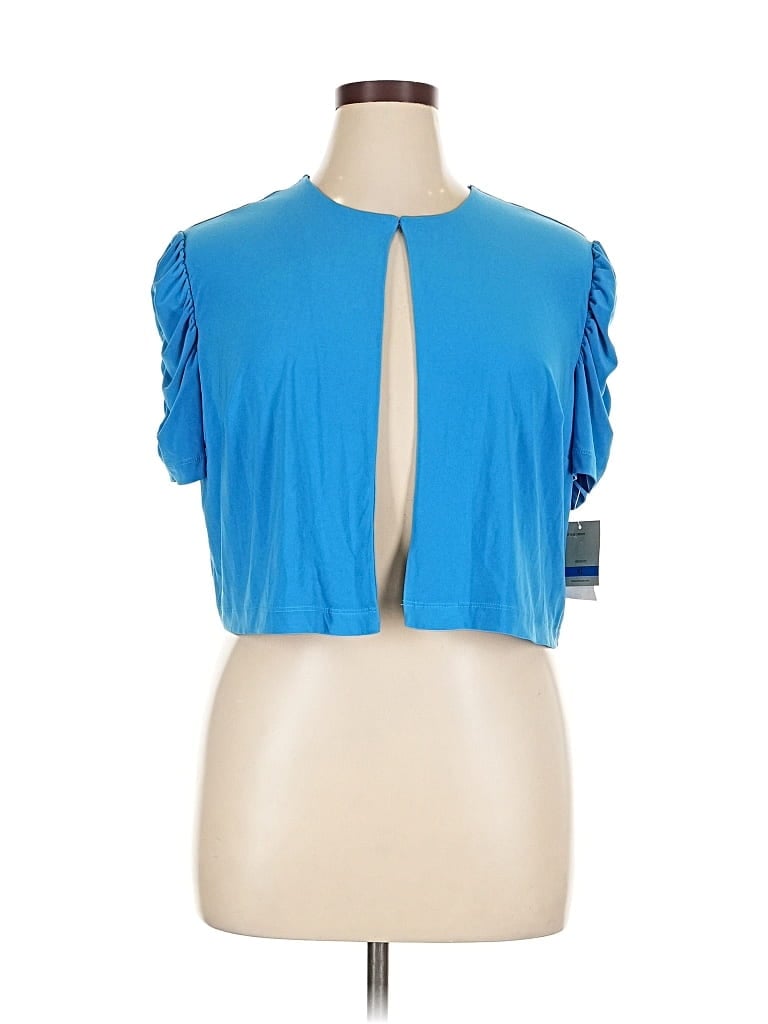 Danny & Nicole Cardigan Sweater In Blue