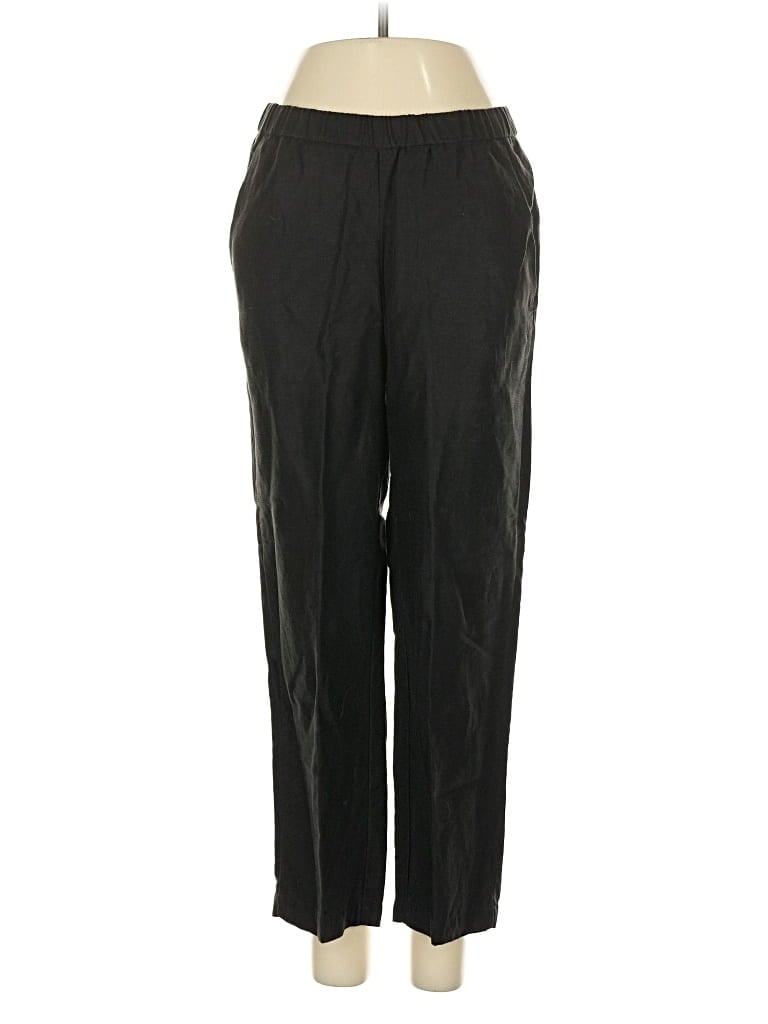 Pre-owned Eileen Fisher Casual Pants In Black