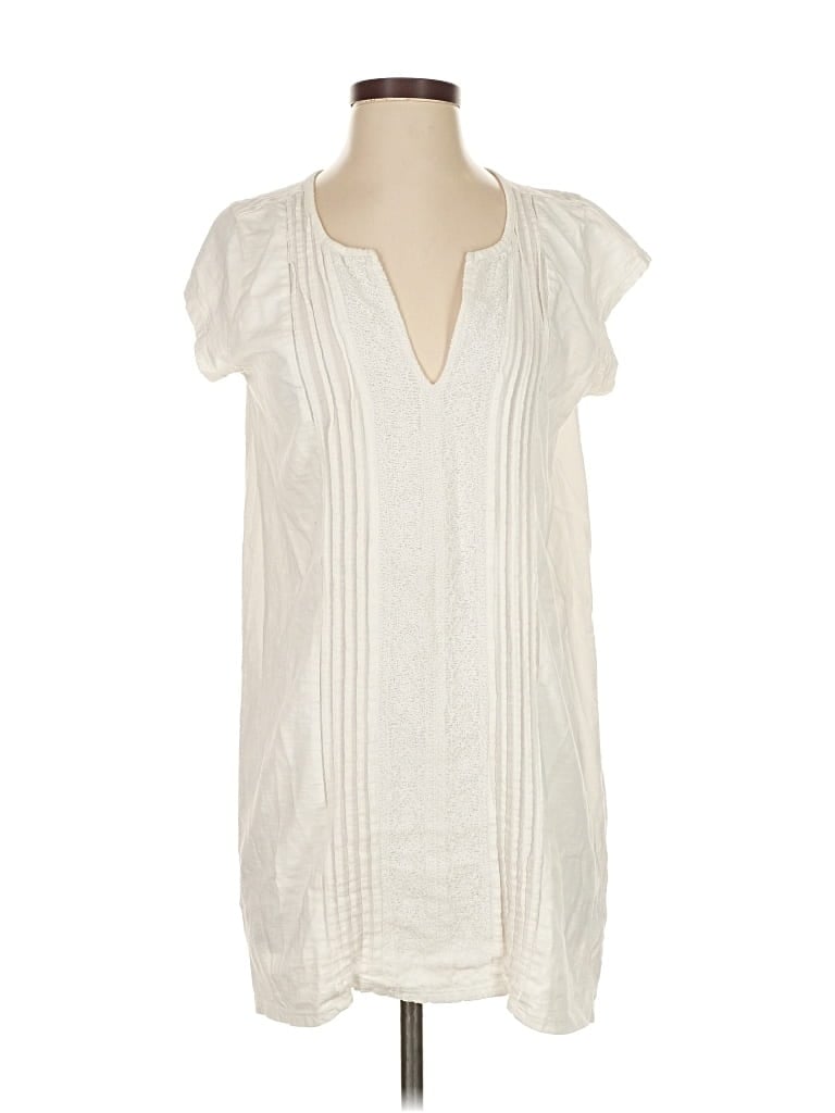 Pre-owned Soft Joie Short Sleeve Blouse In White