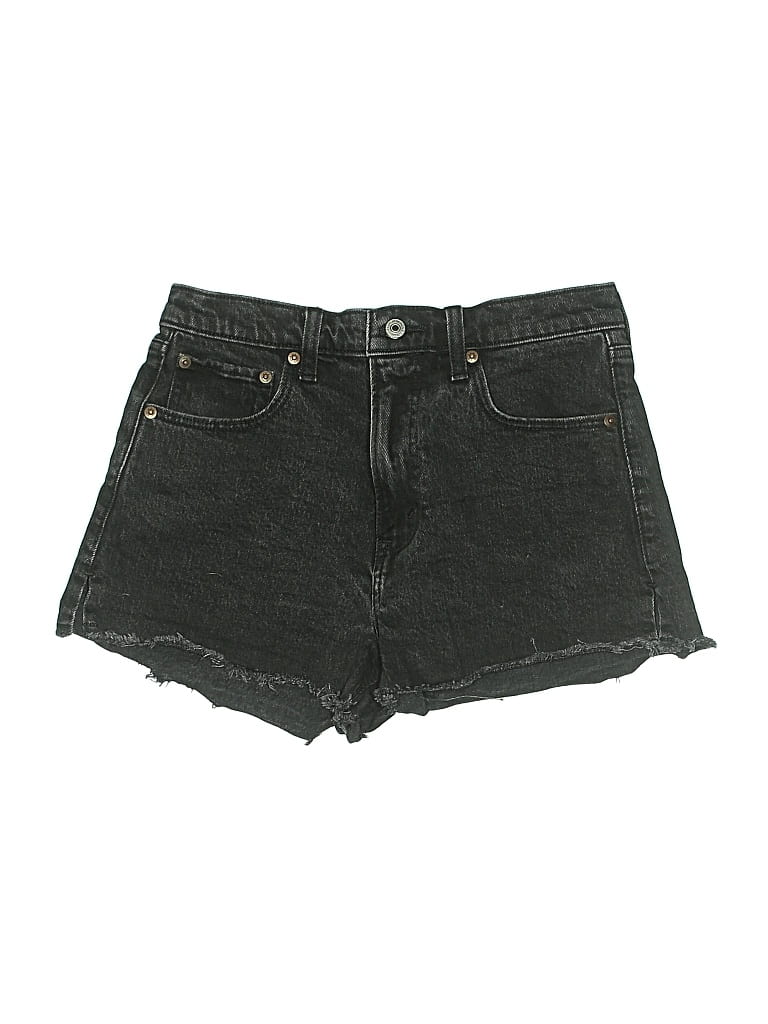 ABERCROMBIE & FITCH Pre-owned Denim Shorts In Black