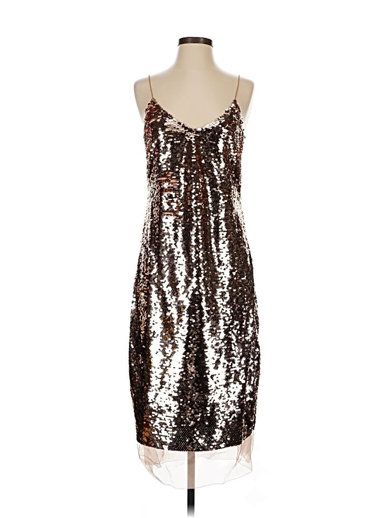 SACHIN & BABI Pre-owned Cocktail Dress In Brown