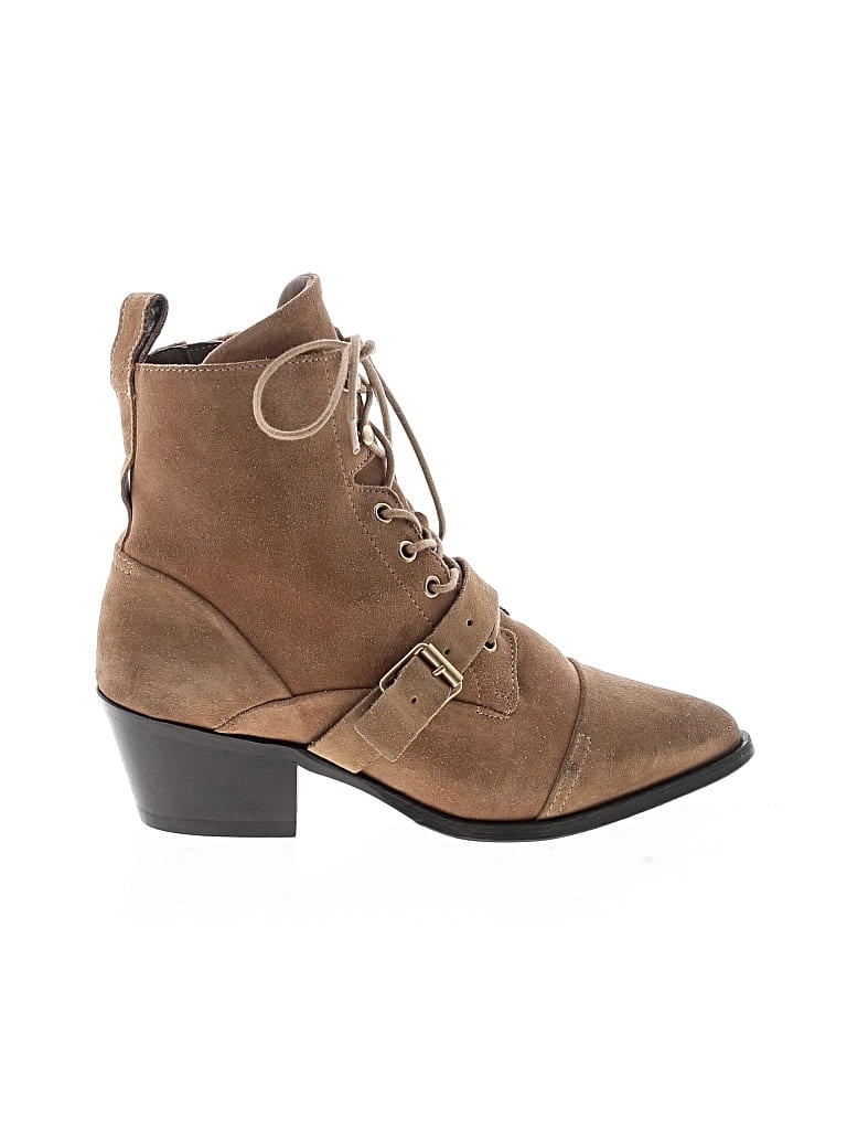 Pre-owned Allsaints Ankle Boots In Brown