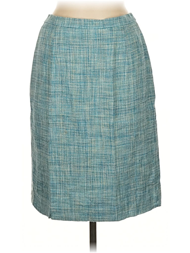 Pre-owned Talbots Formal Skirt In Blue