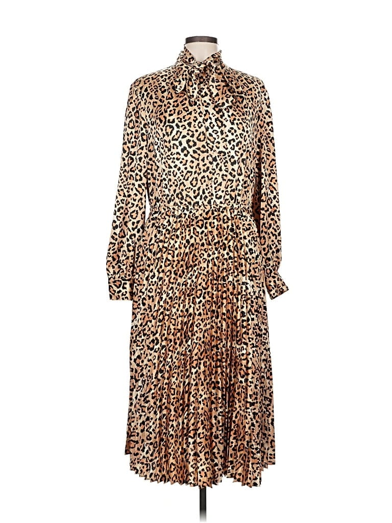 Pre-owned On 34th Casual Dress In Brown