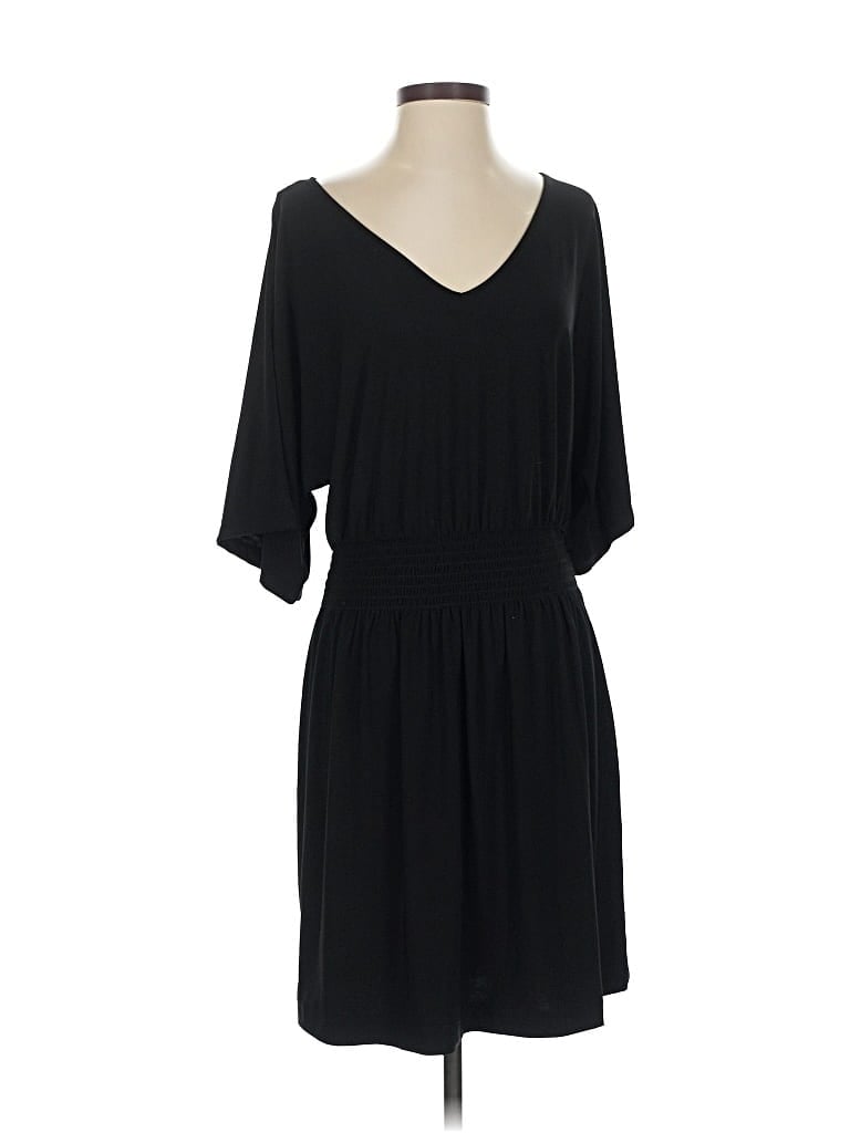 White House Black Market Casual Dress In Black