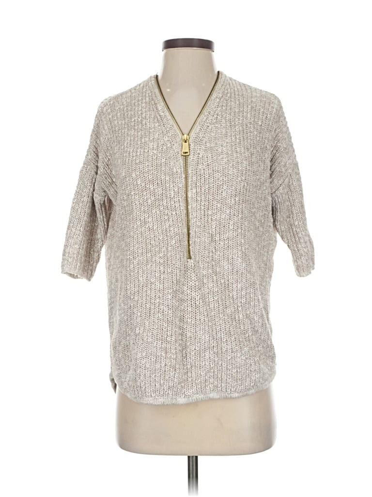 Pre-owned Express Pullover Sweater In Silver