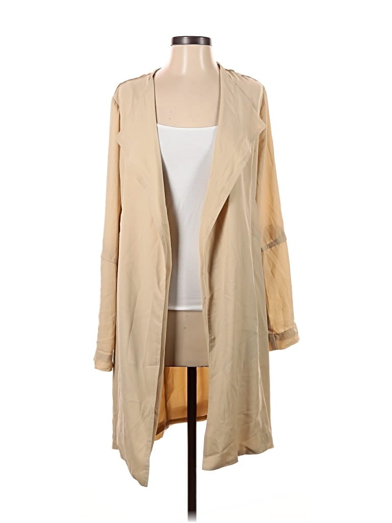 Pre-owned T Tahari Trenchcoat In Brown