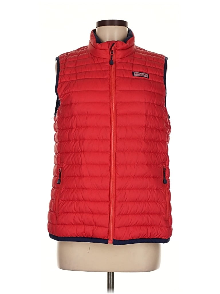 Pre-owned Vineyard Vines Vest In Red