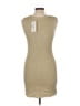 12th Tribe 100% Polyester Tan Casual Dress Size L - photo 2