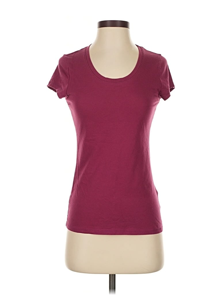 Pre-owned No Boundaries Active T-shirt In Burgundy