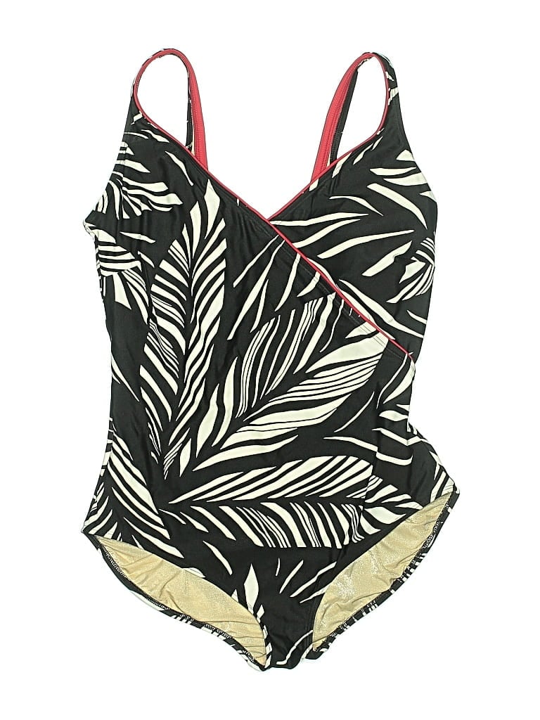 Pre-owned Gottex One Piece Swimsuit In Black