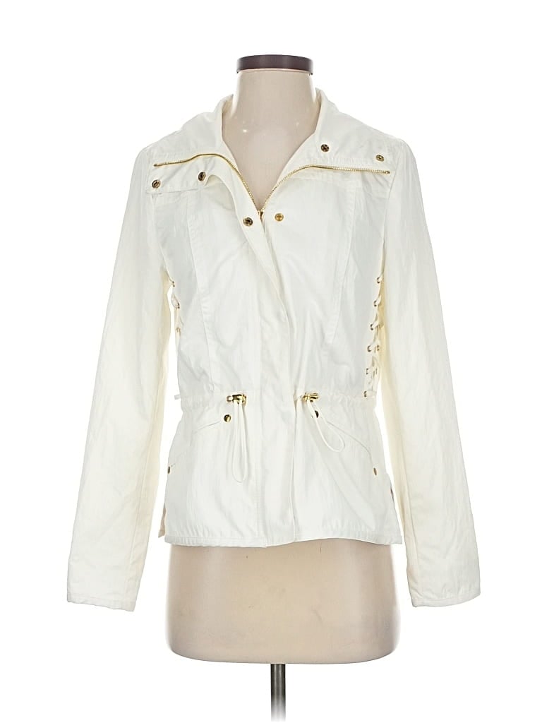 Pre-owned Caché Jacket In White