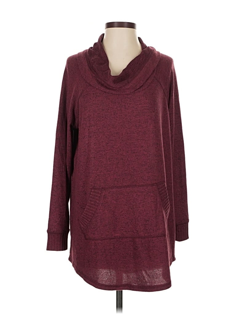 Pre-owned Torrid Pullover Sweater In Burgundy