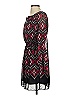 Max Studio 100% Polyester Chevron-herringbone Burgundy Casual Dress Size XS - photo 5