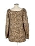 Hayden Brown Long Sleeve Blouse Size L - photo 2