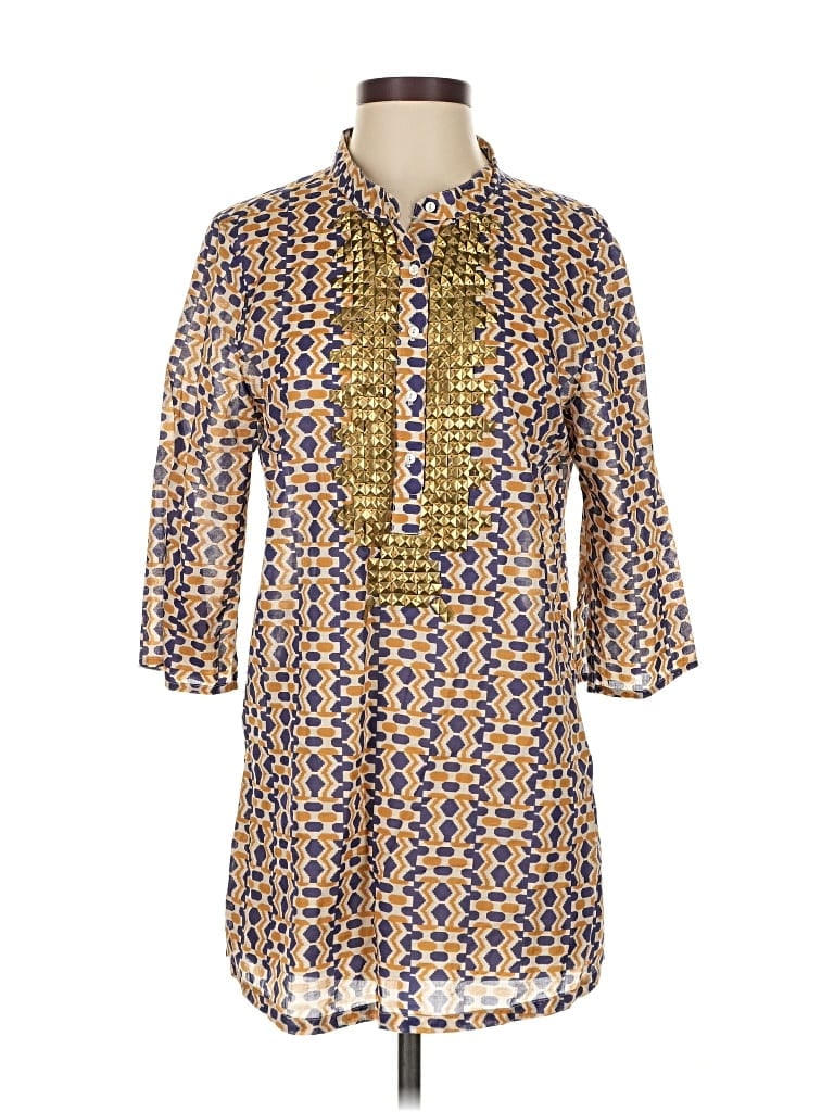 Click to view more detailed imagery on our partner's website Pre-owned Figue Casual Dress In Gold