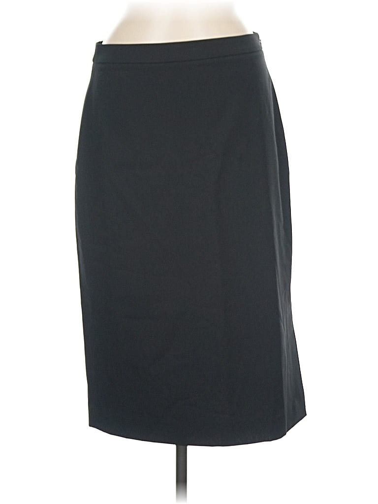 Pre-owned Banana Republic Wool Skirt In Black