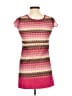 Faded Glory 100% Polyester Chevron-herringbone Pink Casual Dress Size 10 - photo 2