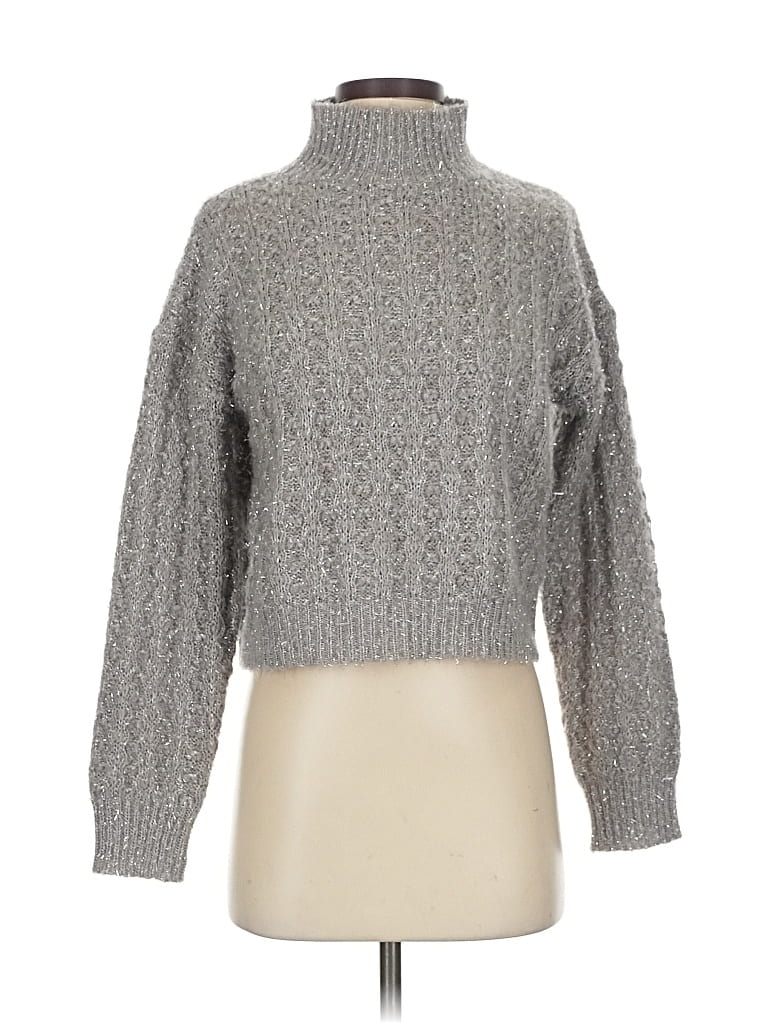 ASTER Pre-owned Turtleneck Sweater In Gray