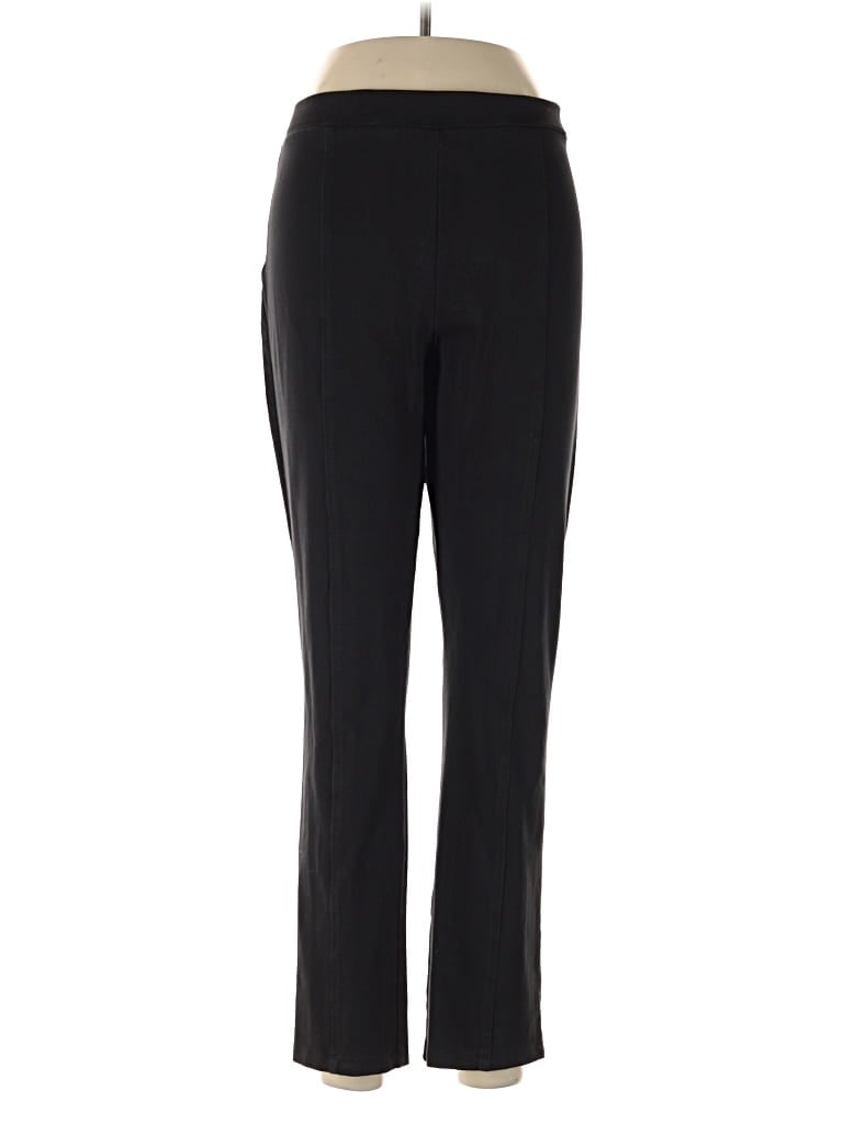 Pre-owned Susan Graver Dress Pants In Black