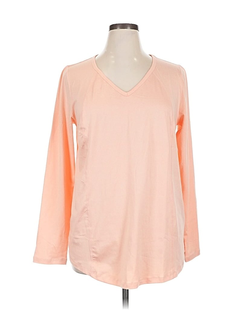 Pre-owned Livi Long Sleeve T-shirt In Orange
