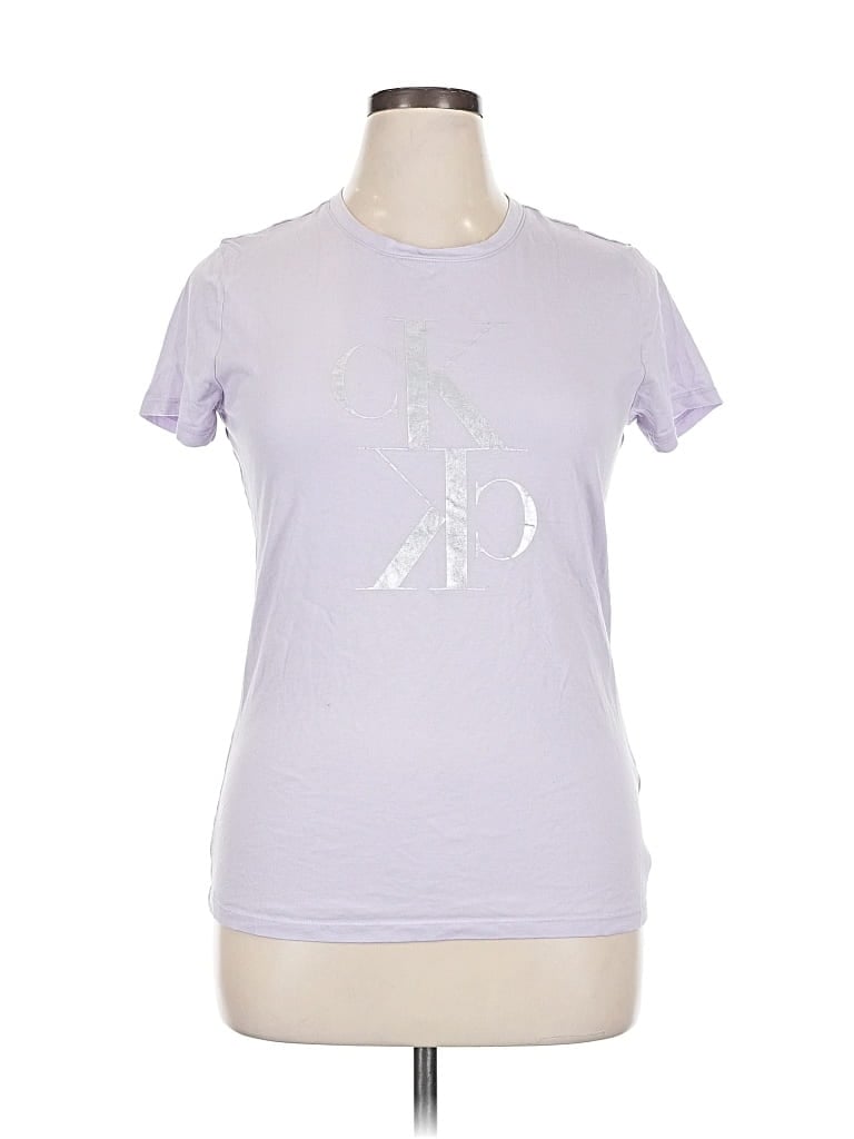 Pre-owned Calvin Klein Jeans Est.1978 Calvin Klein Jeans Short Sleeve T-shirt In Purple