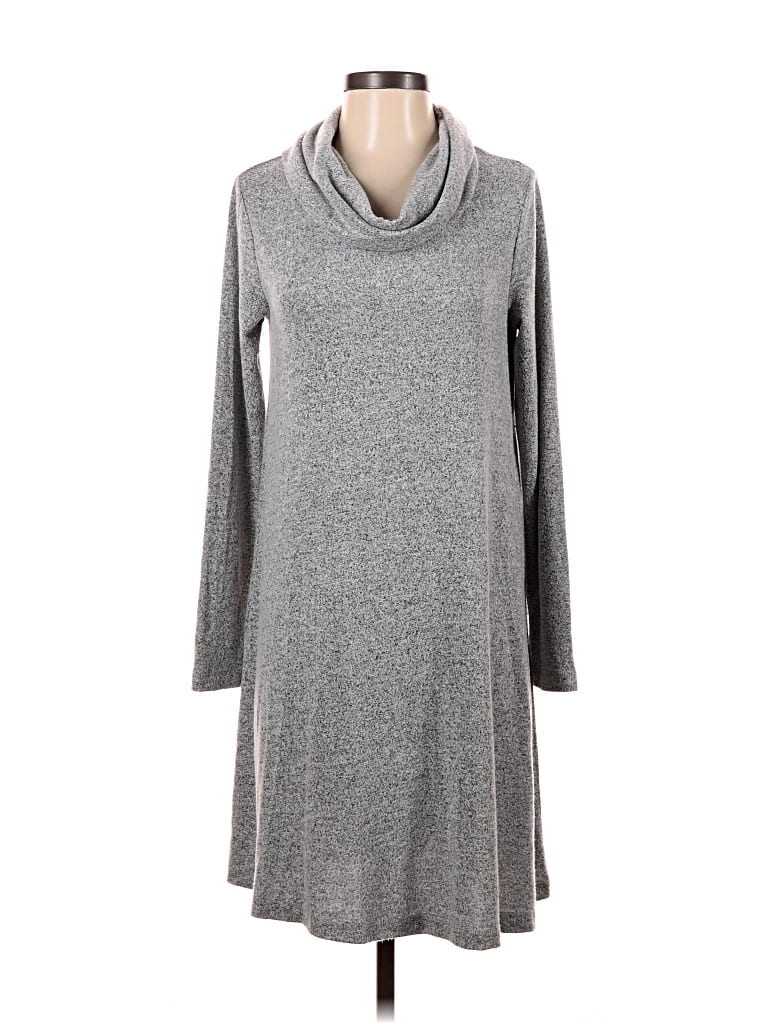 Pre-owned Lou & Grey For Loft Casual Dress In Gray