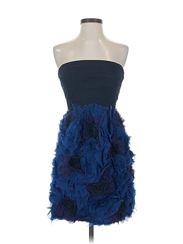 Pre-owned Bcbgmaxazria Cocktail Dress In Blue