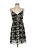 Staring at Stars 100% Polyester Graphic Black Cocktail Dress Size 4 - photo 1