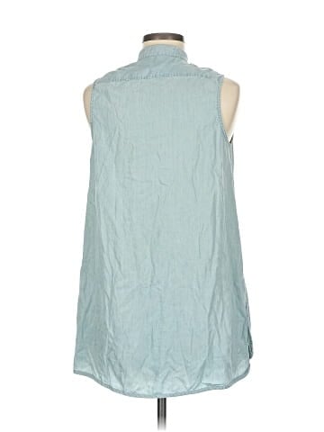 Acne Studios Ash Fluid Sleeveless Button-Down Shirt (view 2)